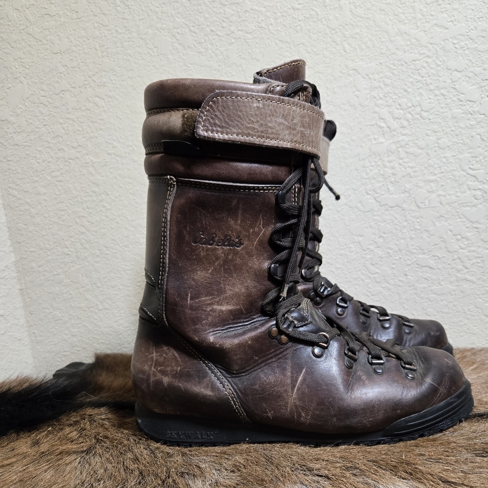 Vintage Cabela's Italy Skywalk Boots Gore-tex Thinsulate Men's Size 9.5 Leather